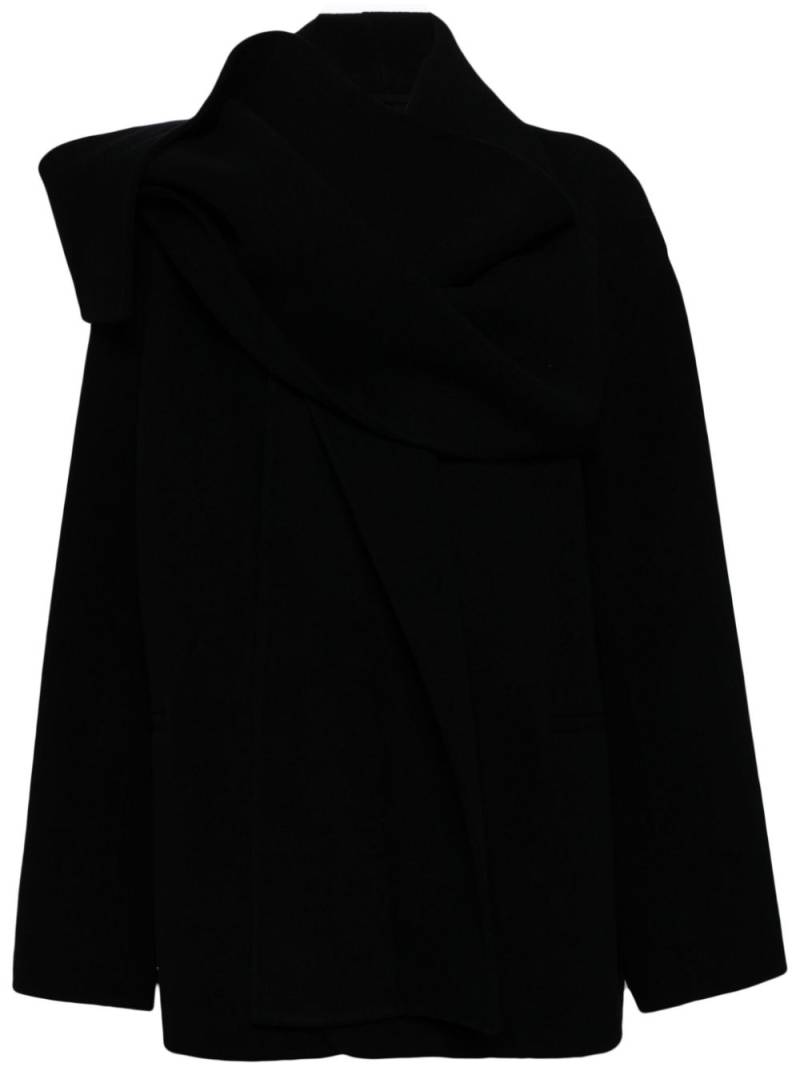 JNBY scarf collar coat - Black von JNBY