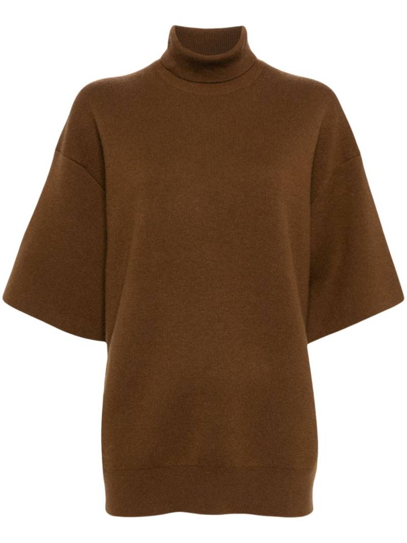 JNBY short-sleeved roll-neck jumper - Brown von JNBY