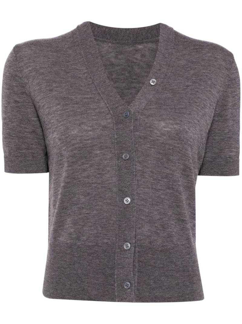 JNBY short sleeves button down cardigan - Grey von JNBY