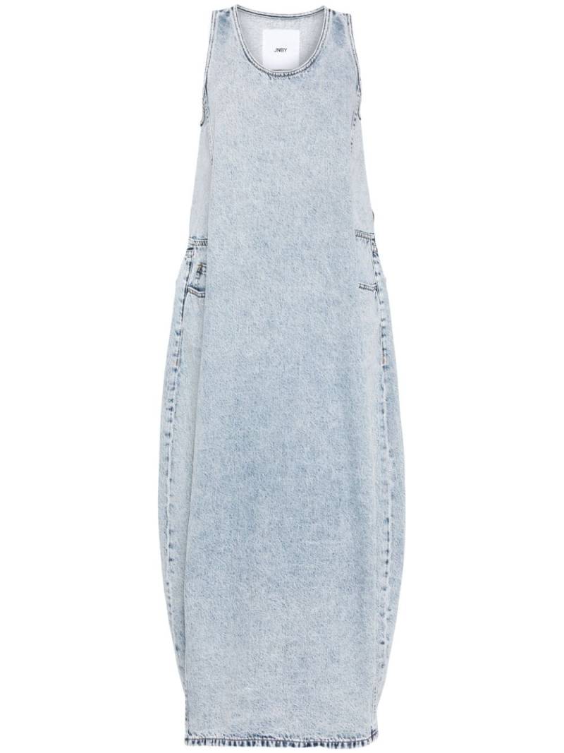 JNBY sleeveless cocoon denim dress - Blue von JNBY