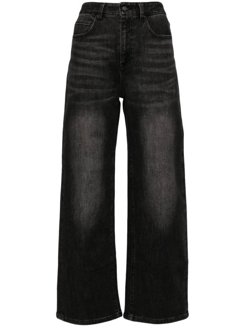 JNBY straight leg losse jeans - Black von JNBY