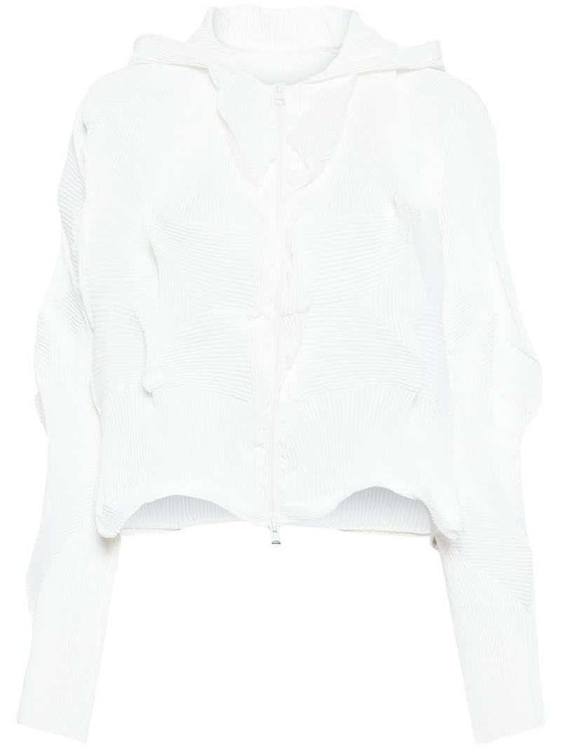 JNBY striped asymmetric jacket - White von JNBY