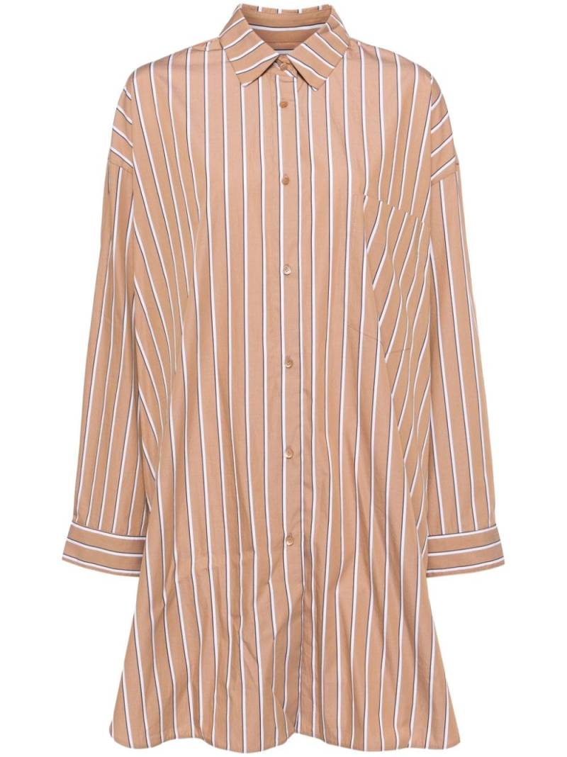 JNBY striped long sleeve shirt - Brown von JNBY