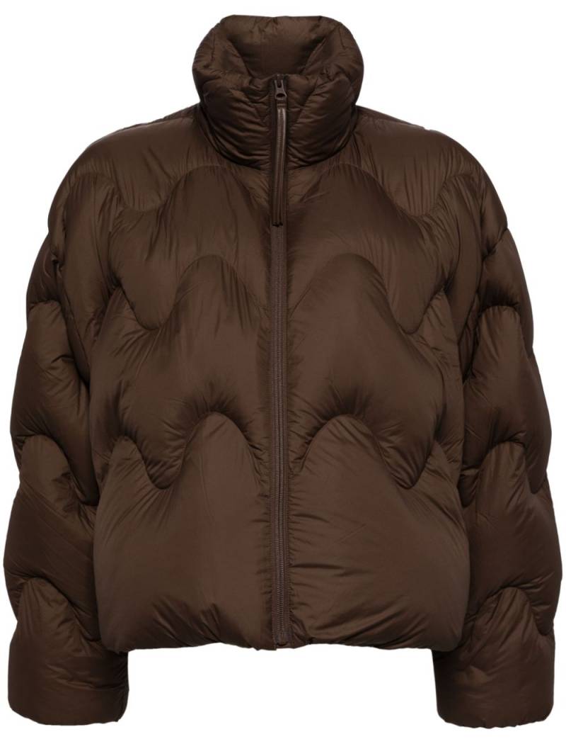 JNBY wavy-quilted puffer jacket - Brown von JNBY