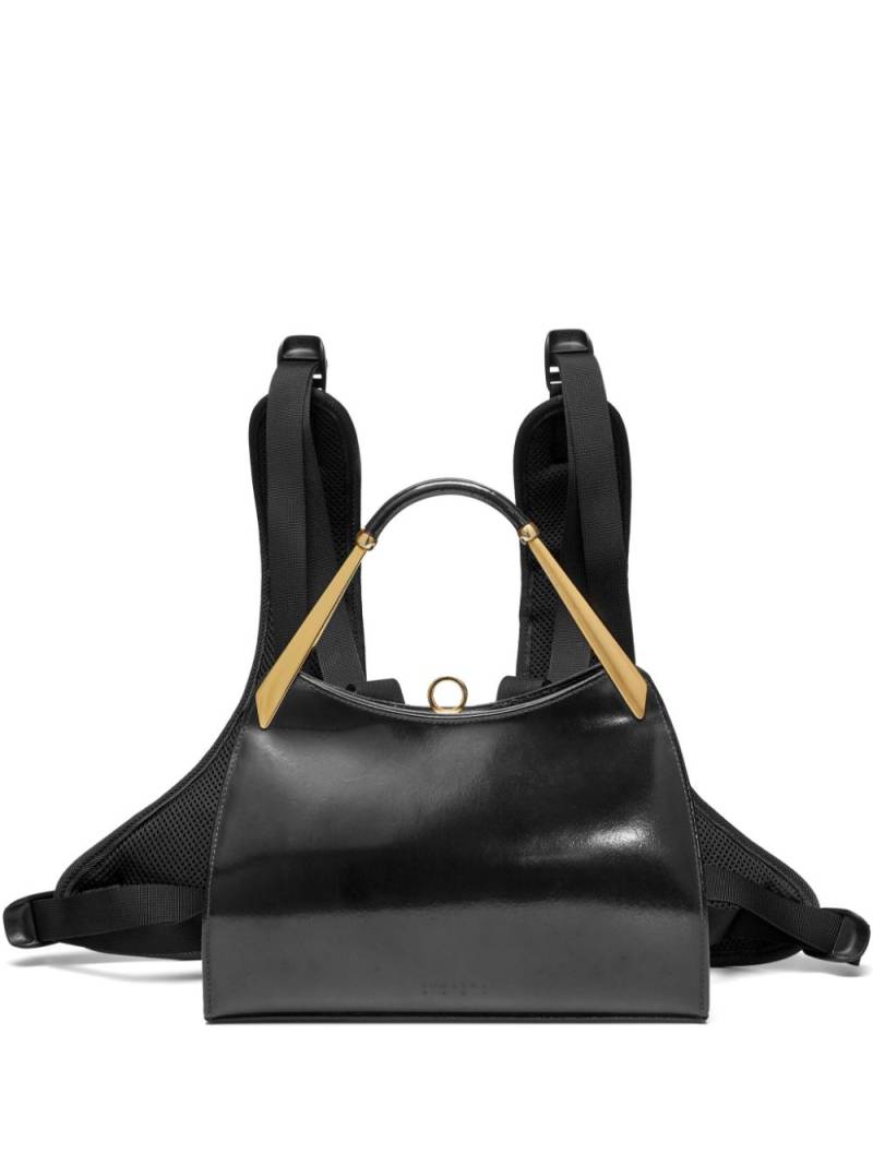 JOHANNA PARV Vintage leather backpack - Black von JOHANNA PARV