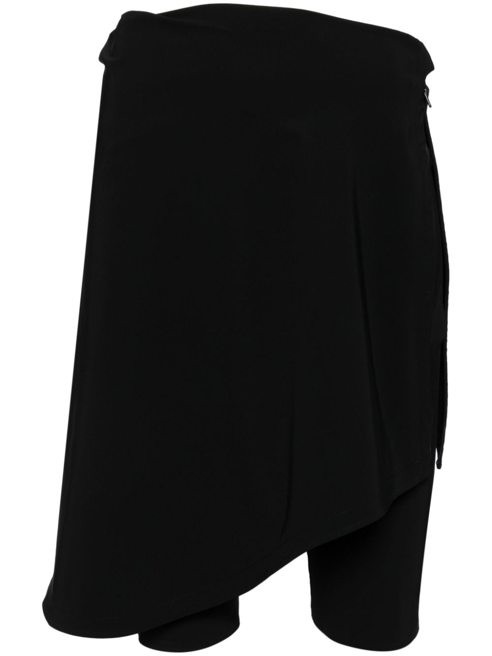 JOHANNA PARV asymmetric skort - Black