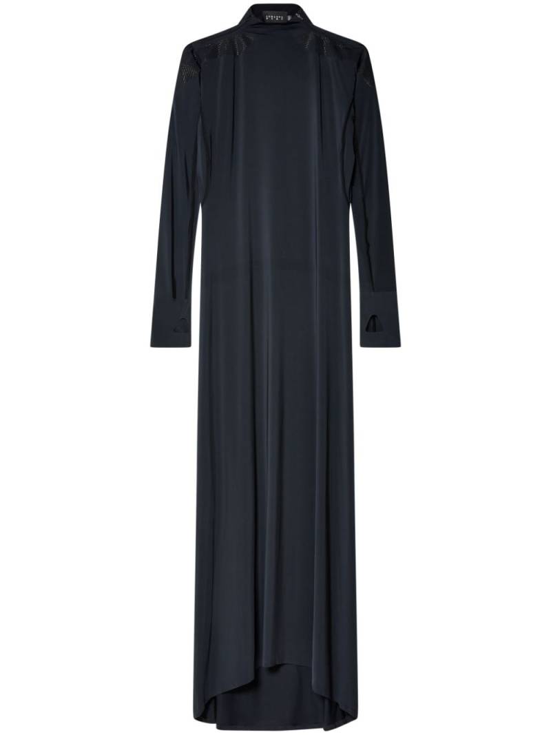 JOHANNA PARV pleated maxi dress - Black von JOHANNA PARV