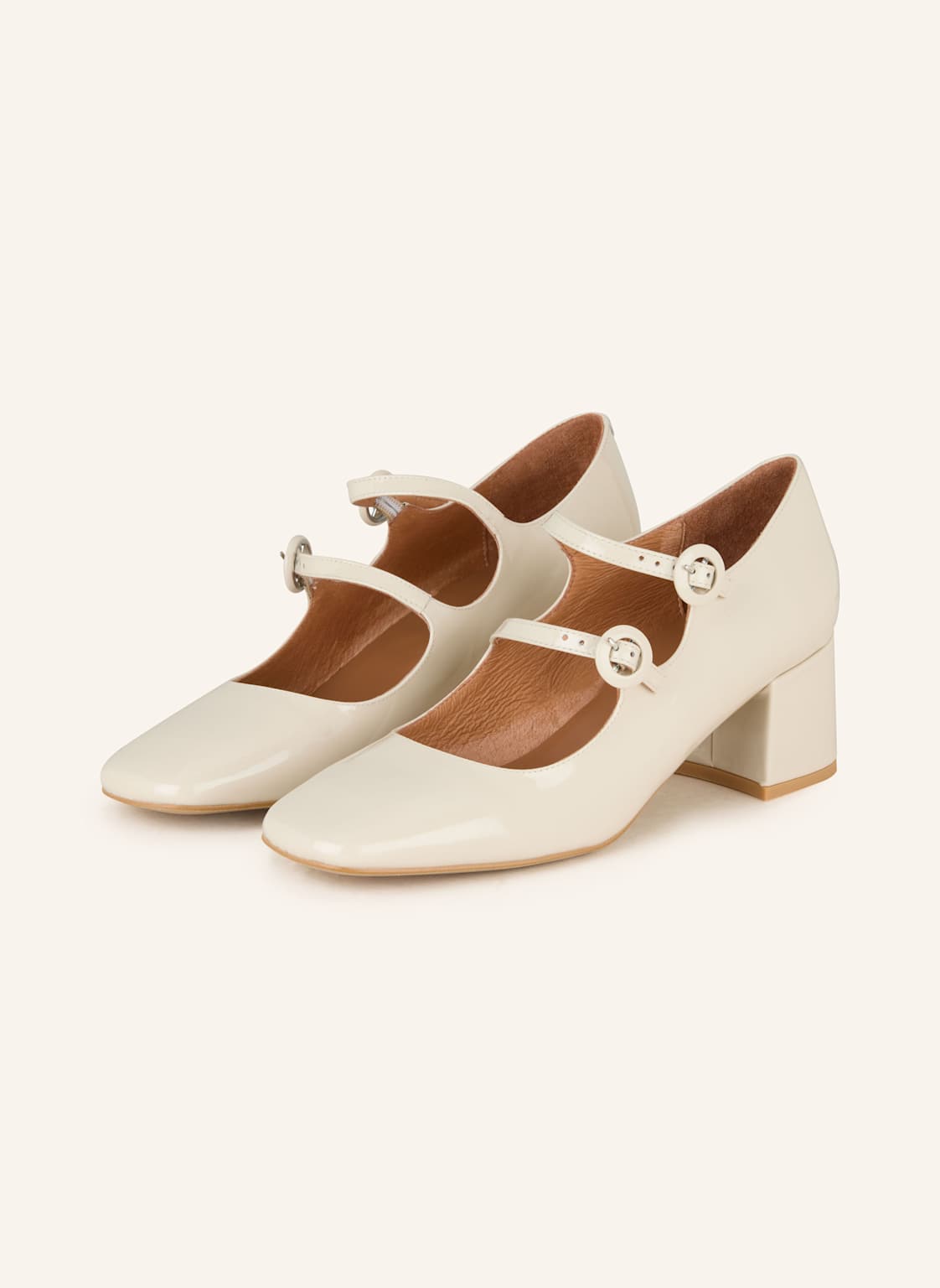 Jonak Mary-Jane-Pumps Delou weiss von JONAK