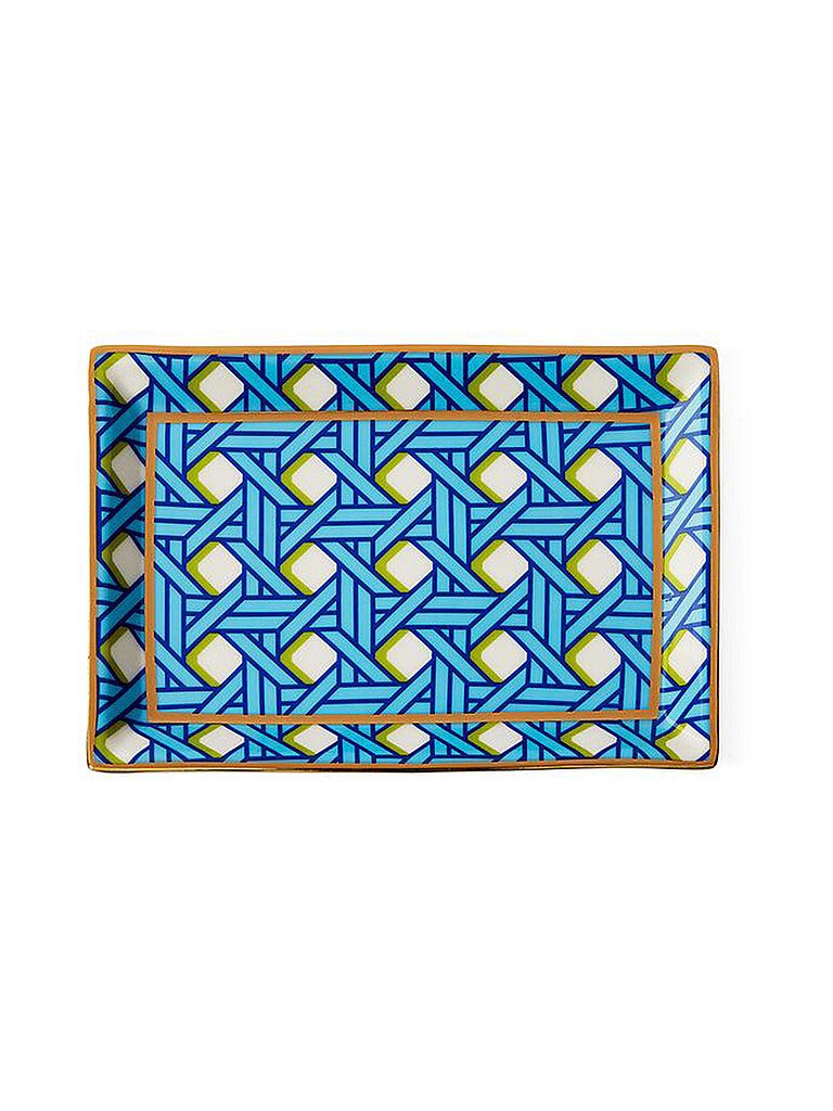 JONATHAN ADLER Schale Rechteckig 17,7x12cm Hellblau  hellblau von JONATHAN ADLER