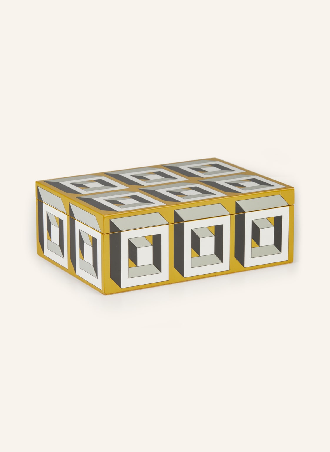 Jonathan Adler Aufbewahrungsbox Arcade gelb von JONATHAN ADLER