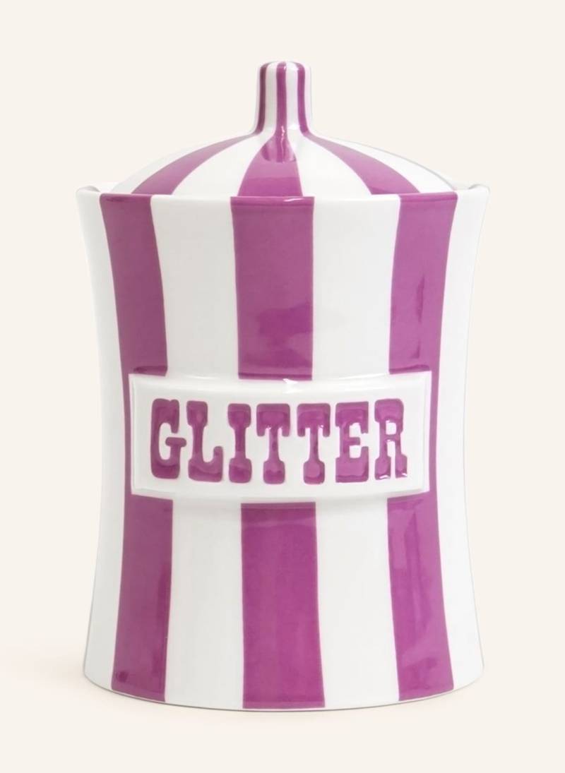 Jonathan Adler Aufbewahrungsdose Vice Glitter lila von JONATHAN ADLER