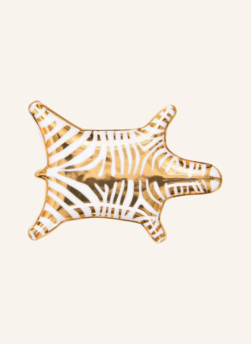 Jonathan Adler Schale Zebra gold von JONATHAN ADLER