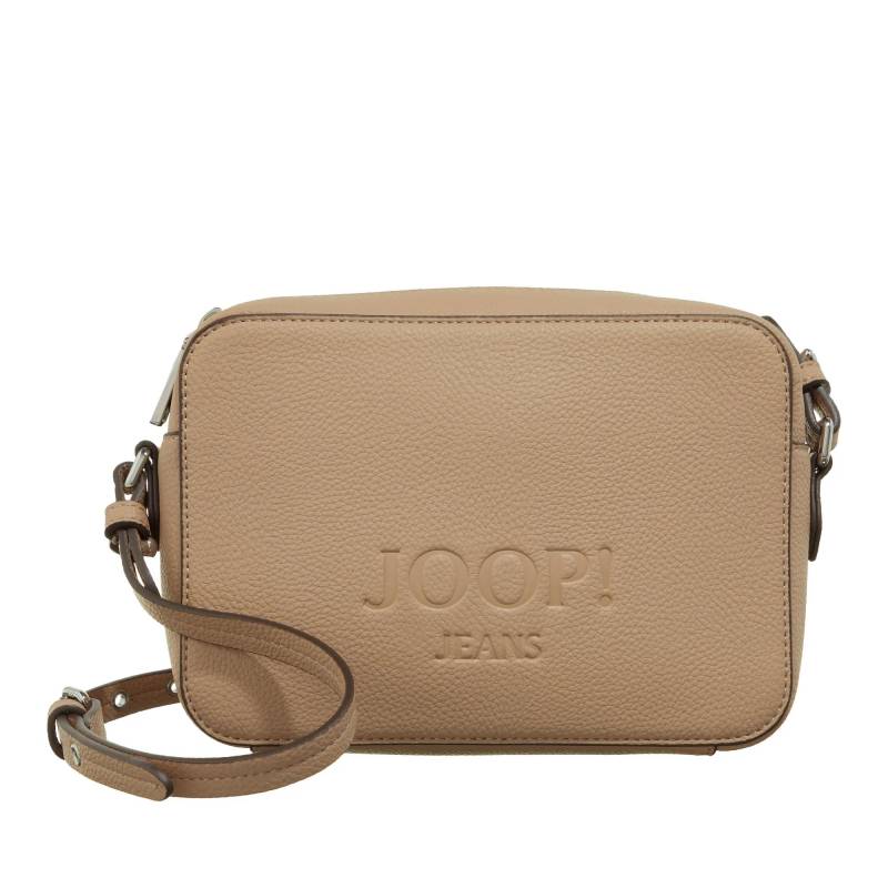 JOOP! Jeans Umhängetasche - Lettera 1.0 Cloe Shoulderbag Shz - Gr. unisize - in Beige - für Damen von JOOP! JEANS