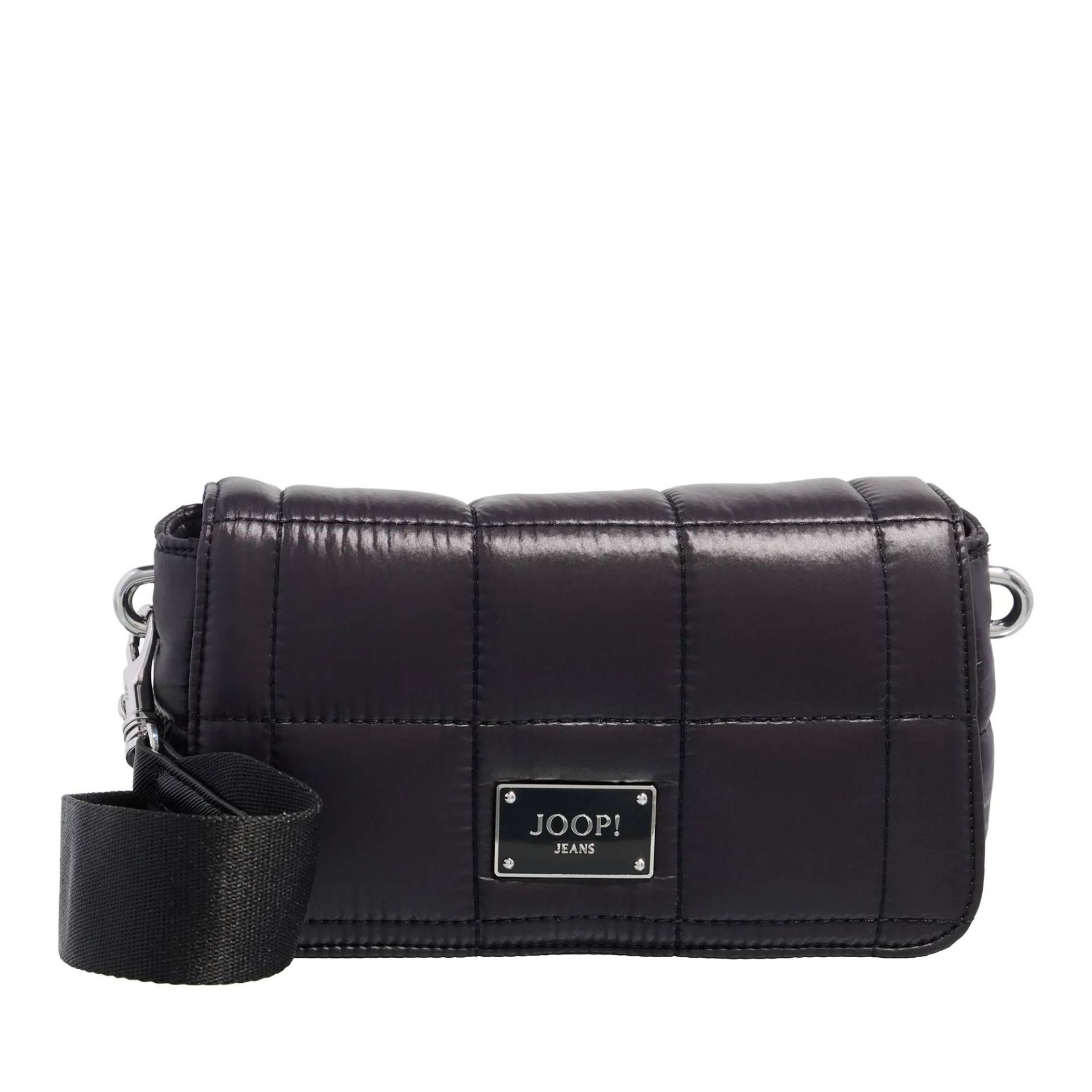 JOOP! Jeans Schultertasche - Ordine Cucitura Luzi Shoulderbag Xshf - Gr. unisize - in Schwarz - für Damen von JOOP! JEANS