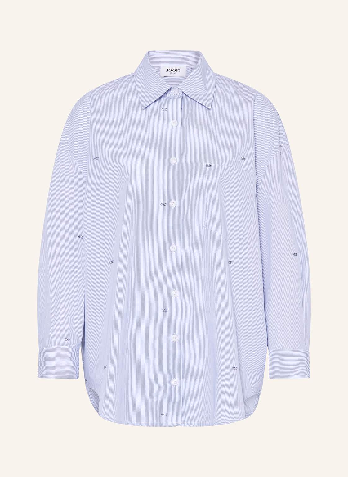 Joop! Jeans Oversized-Hemdbluse Brenda blau Joop! Jeans Oversized-Hemdbluse Brenda blau von JOOP! JEANS