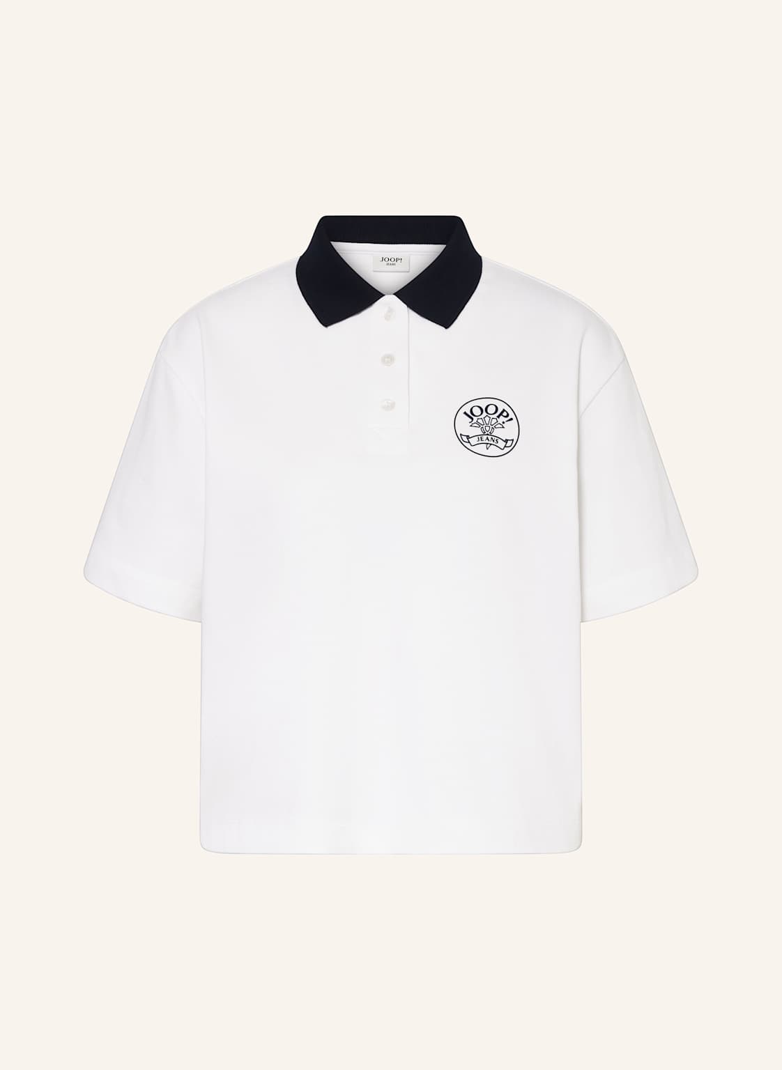 Joop! Jeans Piqué-Poloshirt weiss Joop! Jeans Piqué-Poloshirt weiss von JOOP! JEANS