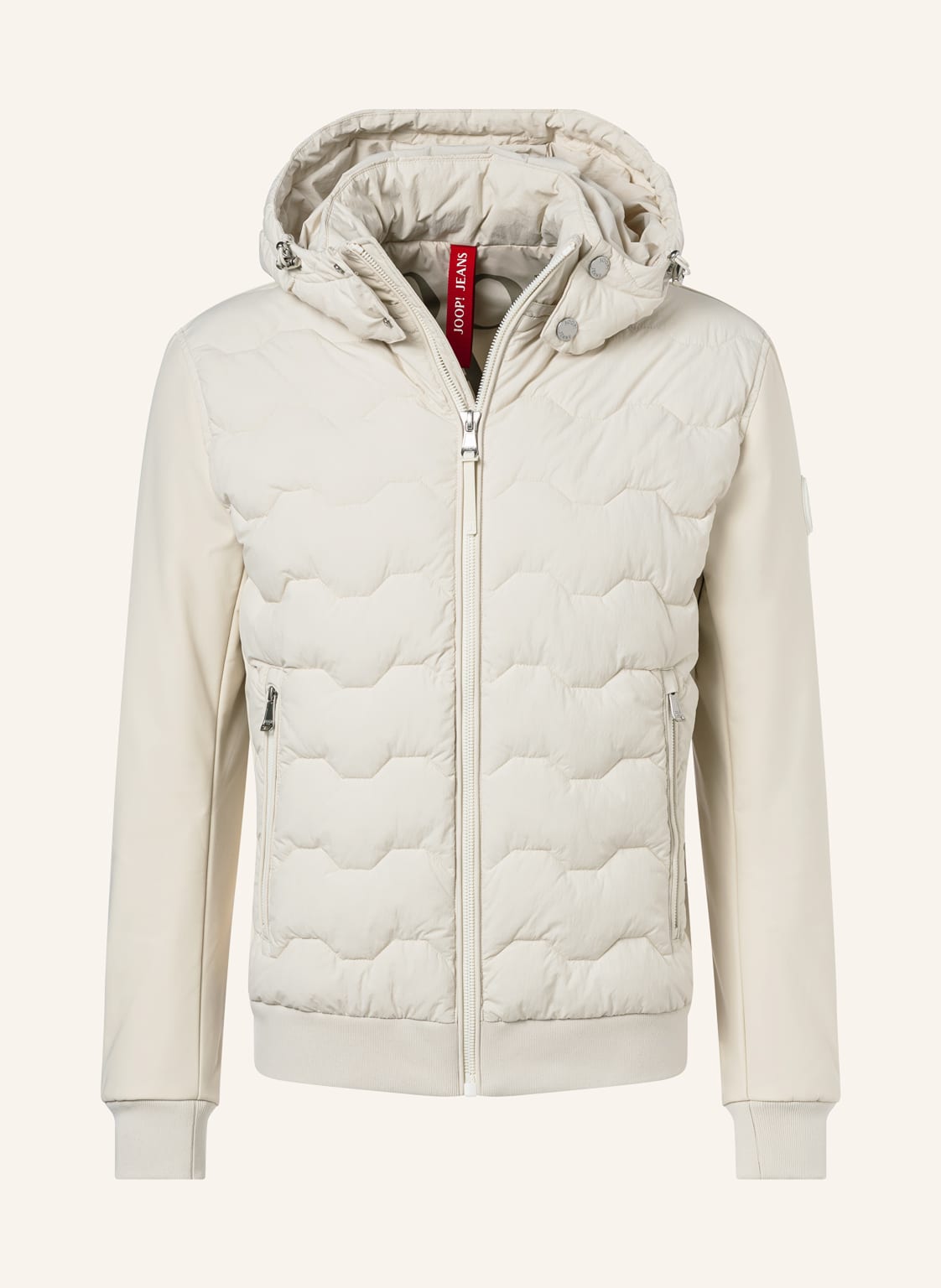 Joop! Jeans Steppjacke Im Materialmix beige von JOOP! JEANS