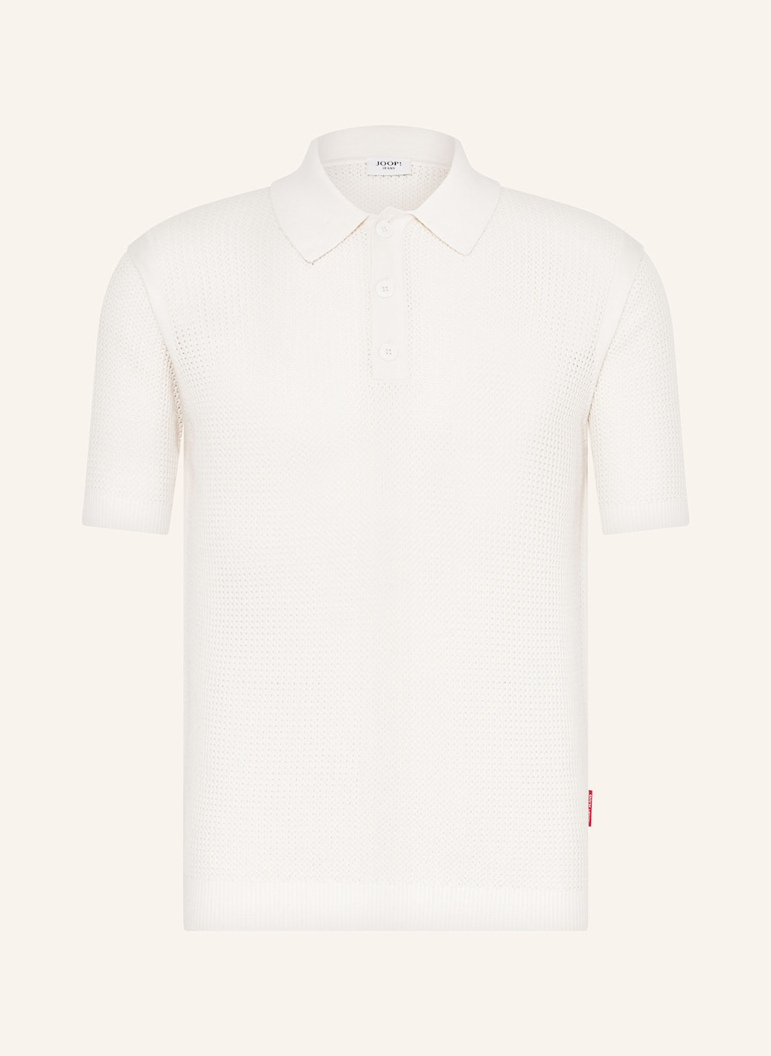 Joop! Jeans Strick-Poloshirt Vicono weiss von JOOP! JEANS