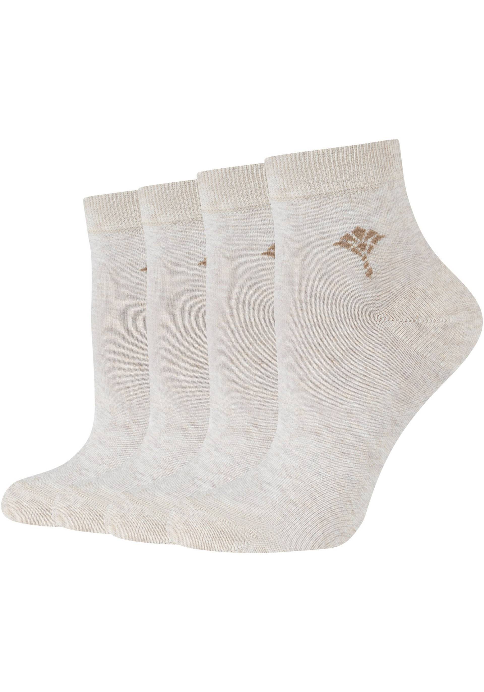 JOOP! Kurzsocken »for your daily glam«, (4er Pack), mit weichem Fussbett von JOOP!