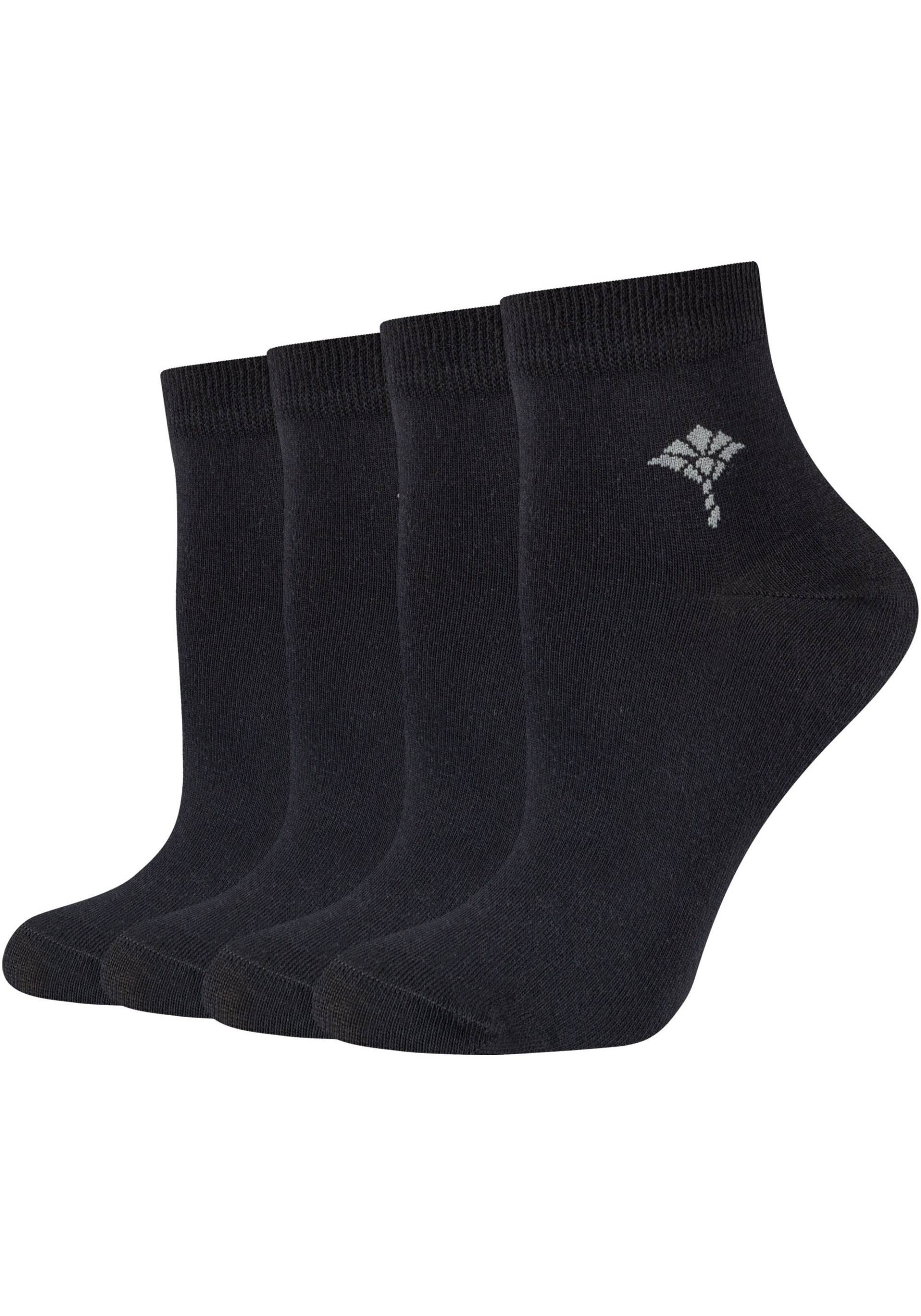 JOOP! Kurzsocken »for your daily glam«, (4er Pack), mit weichem Fussbett von JOOP!