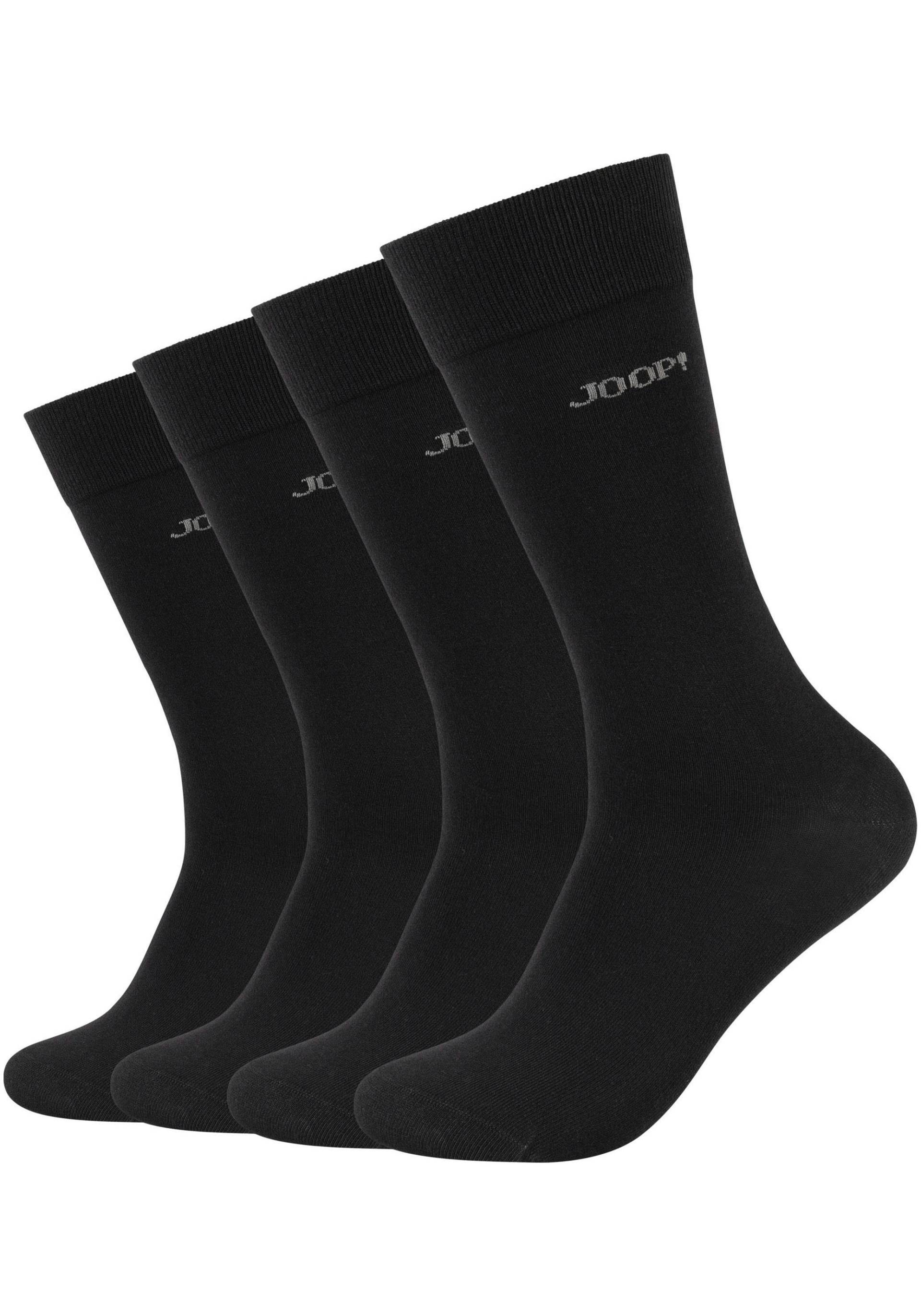 JOOP! Socken, (4er Pack), Premium Essentials, verstärkte Ferse, haltbare Spitze von JOOP!