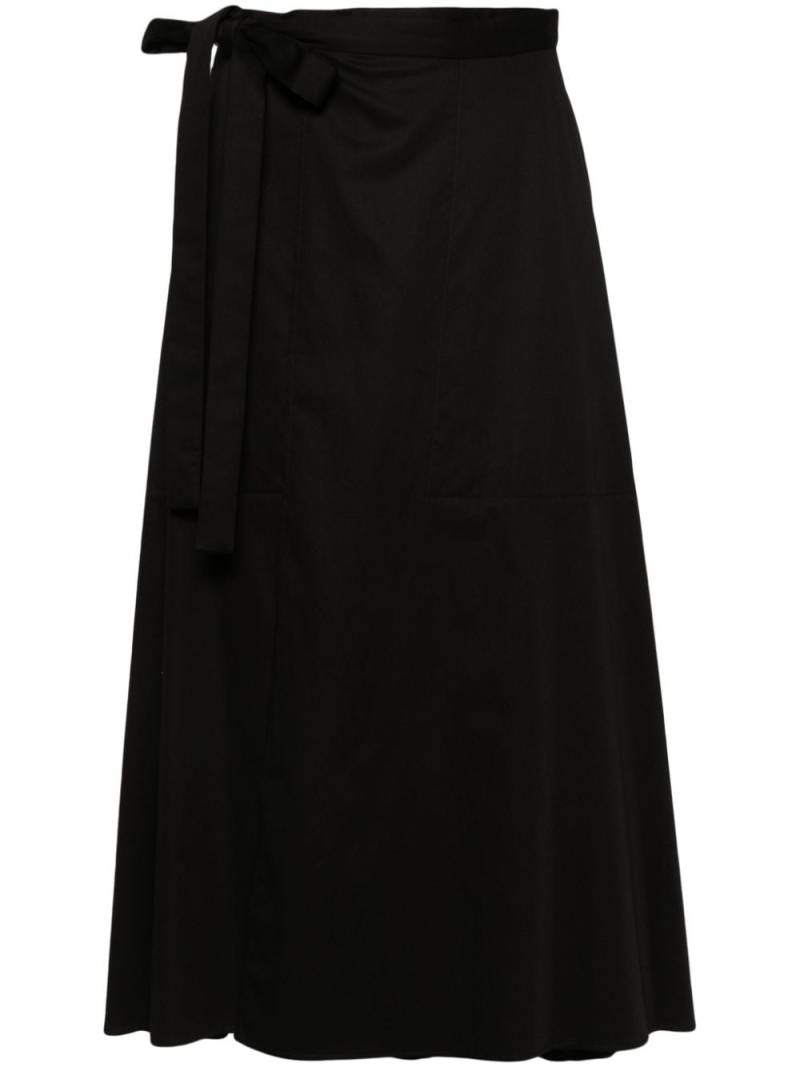 JOSEPH Alix cotton skirt - Black von JOSEPH