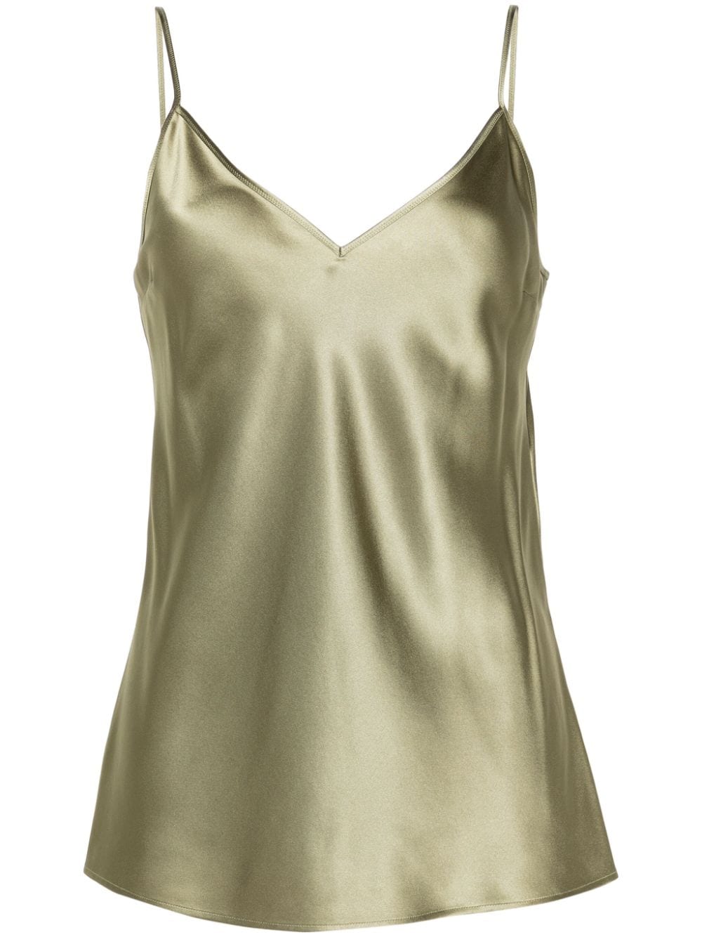 JOSEPH Clea silk tank top - Green von JOSEPH