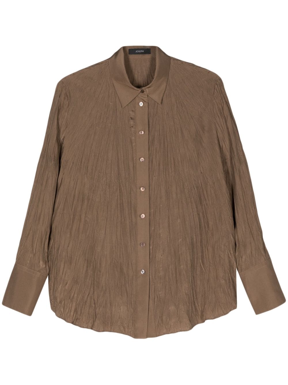 JOSEPH Habotai Bercy silk shirt - Brown von JOSEPH