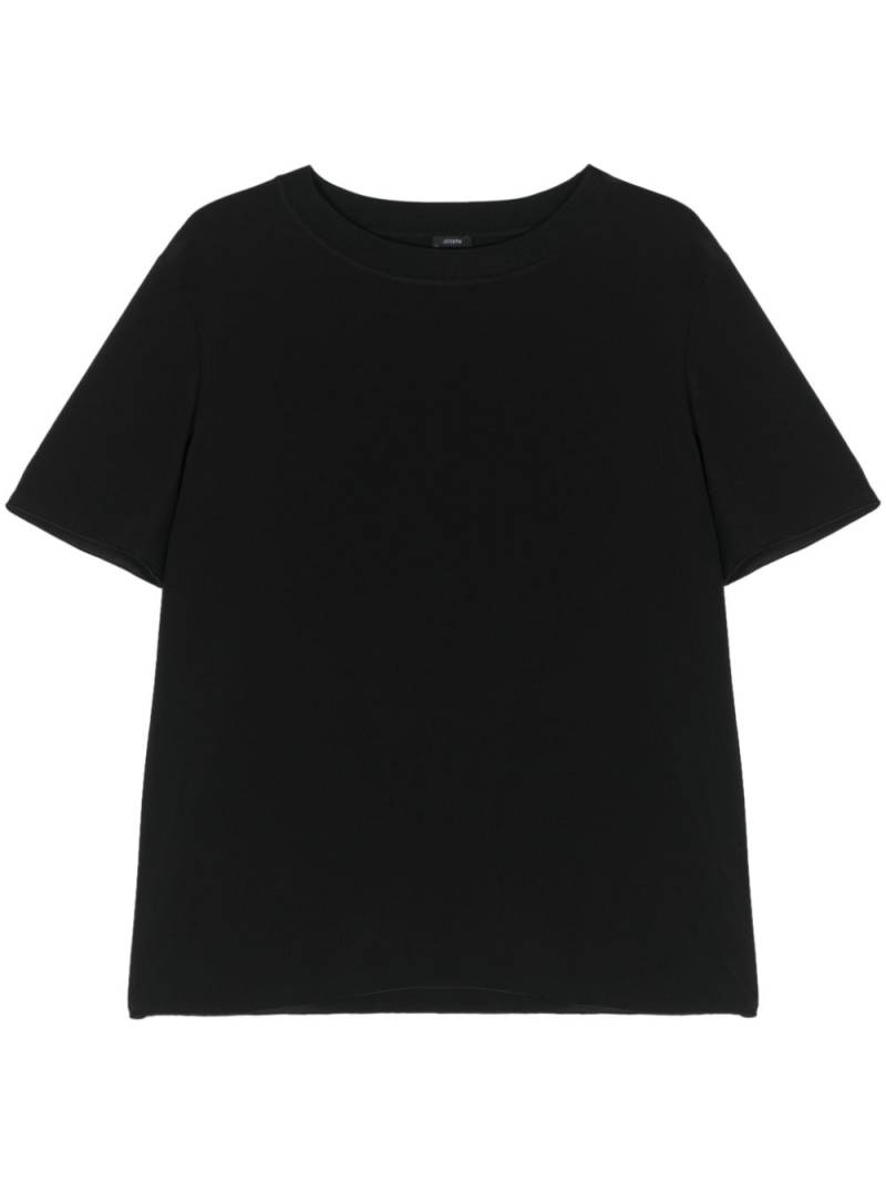 JOSEPH Rubin crepe-de-soie silk T-shirt - Black von JOSEPH