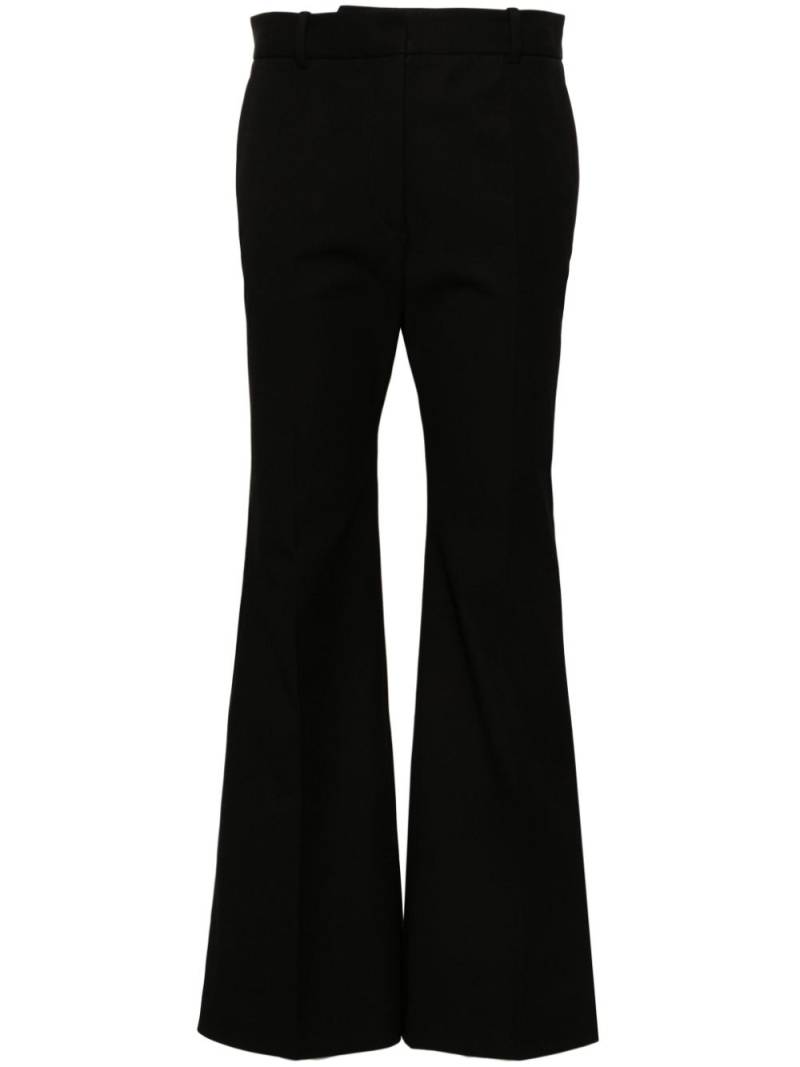 JOSEPH Tafira mid-rise flared trousers - Black von JOSEPH