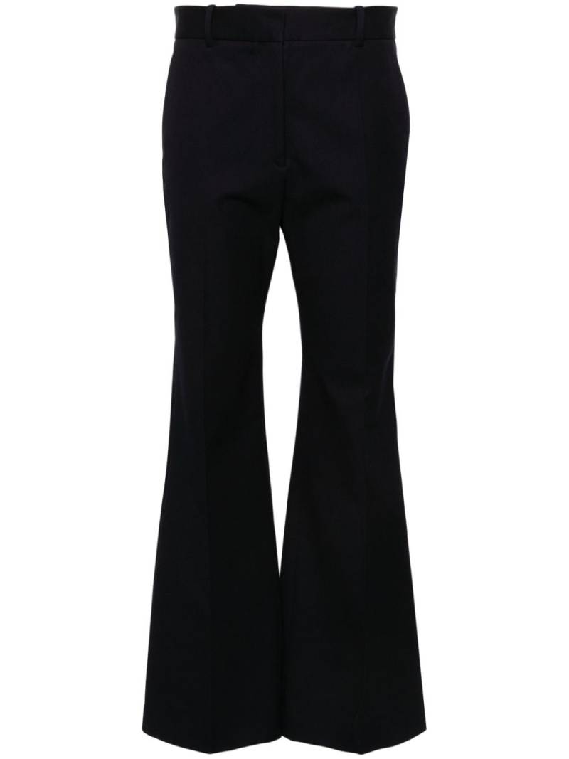 JOSEPH Tafira mid-rise flared trousers - Blue von JOSEPH