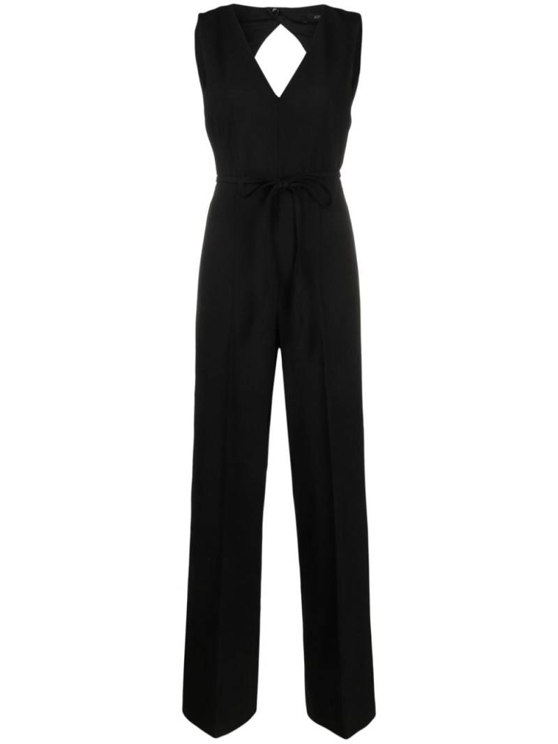 JOSEPH V-neck sleeveless jumpsuit - Black von JOSEPH