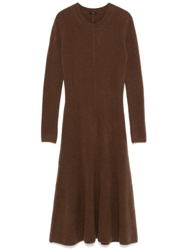 JOSEPH brushed-effect midi dress - Brown von JOSEPH