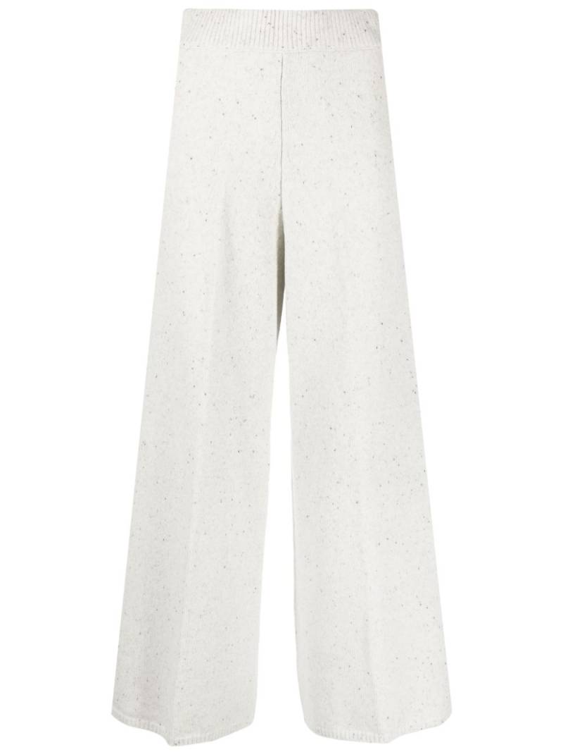 JOSEPH flared tweed cropped trousers - Neutrals von JOSEPH