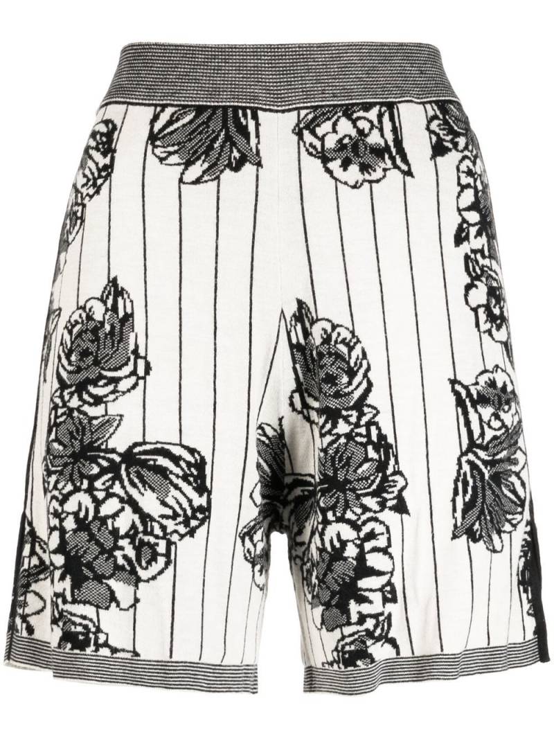 JOSEPH floral-print high-waisted shorts - White von JOSEPH