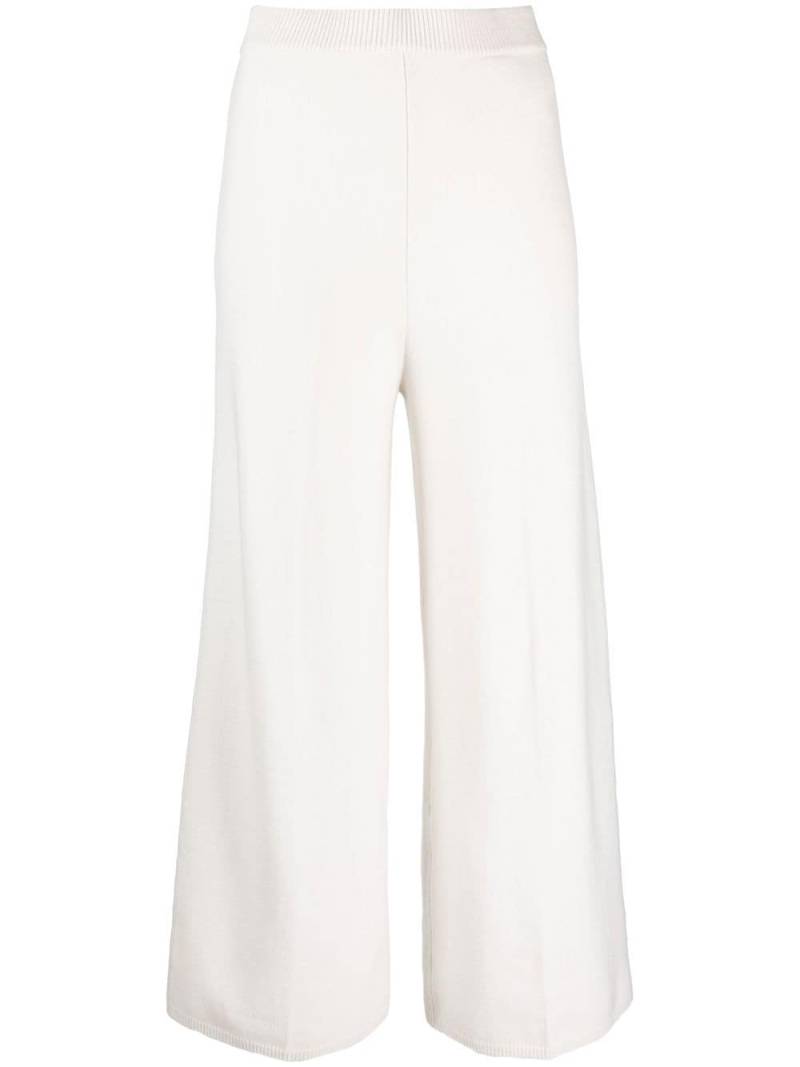 JOSEPH merino-wool knitted trousers - Neutrals von JOSEPH