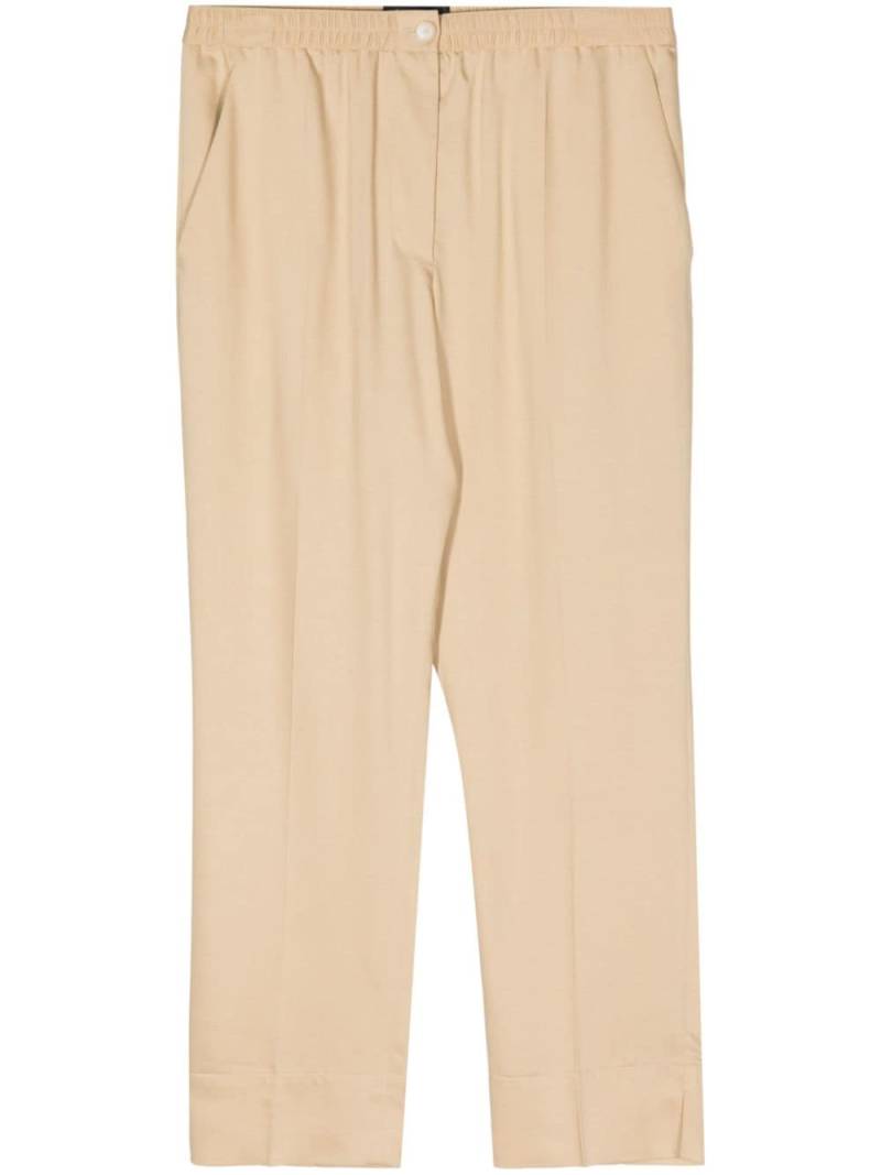 JOSEPH mid-rise straight-leg trousers - Brown von JOSEPH