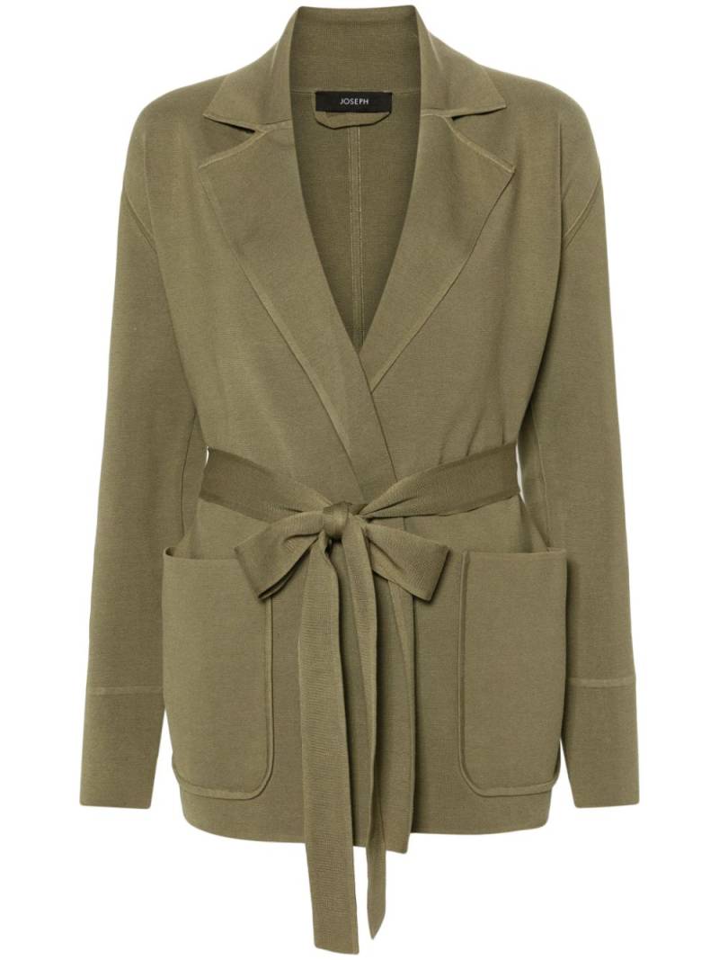 JOSEPH open-front stretch-silk blazer - Green von JOSEPH