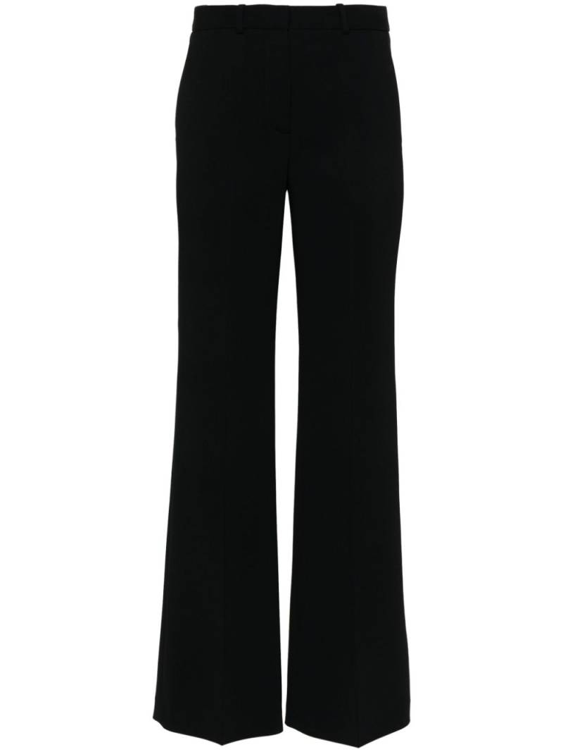 JOSEPH pressed-crease flared trousers - Black von JOSEPH