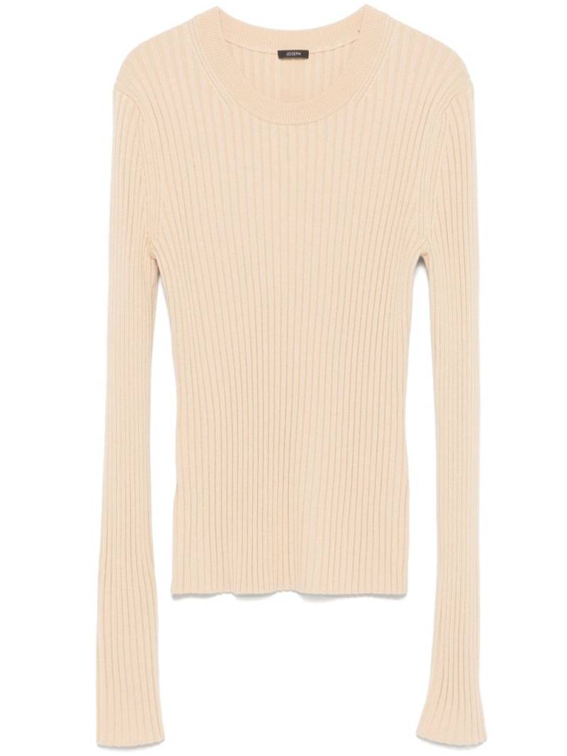 JOSEPH ribbed crew-neck sweater - Neutrals von JOSEPH