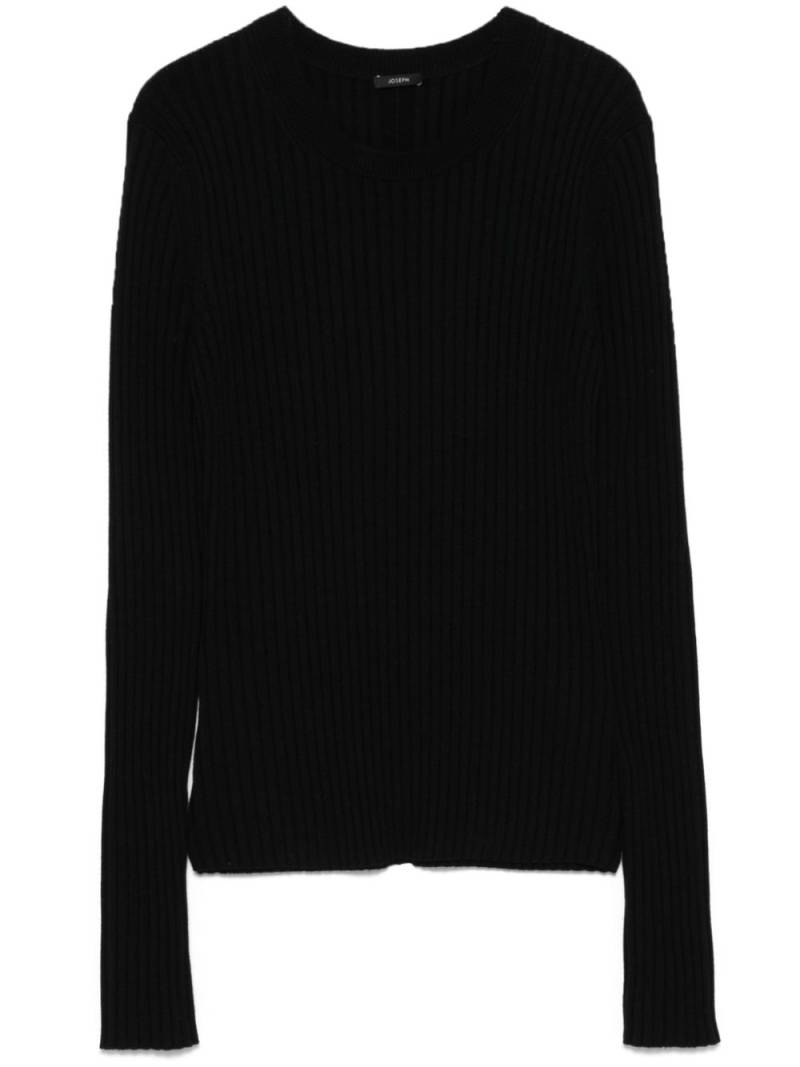 JOSEPH ribbed-knit crew-neck sweater - Black von JOSEPH