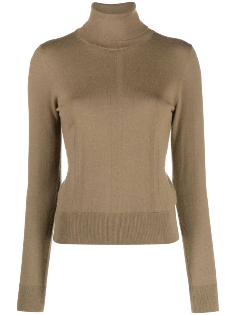 JOSEPH roll-neck cashmere-blend jumper - Green von JOSEPH