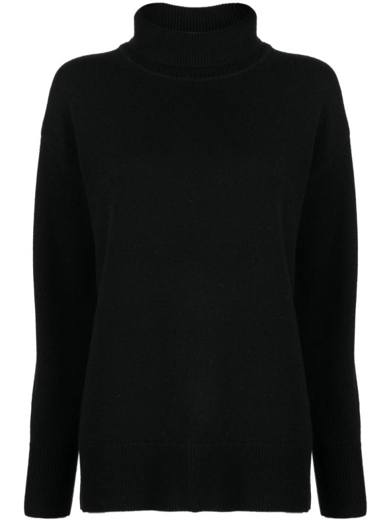 JOSEPH roll-neck merino wool jumper - Black von JOSEPH