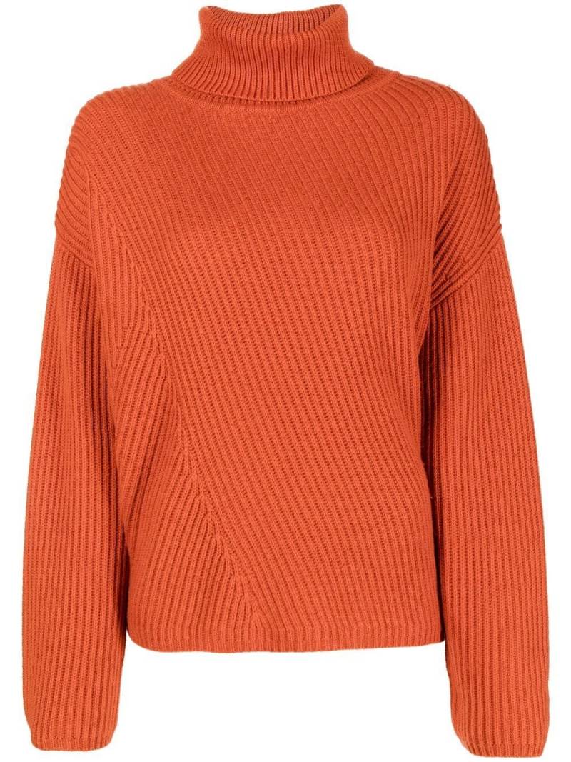 JOSEPH roll-neck ribbed-knit jumper - Orange von JOSEPH