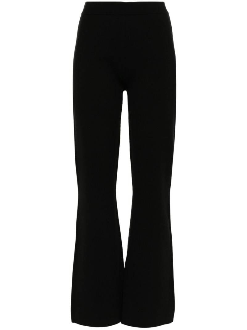 JOSEPH silk-blend flared trousers - Black von JOSEPH