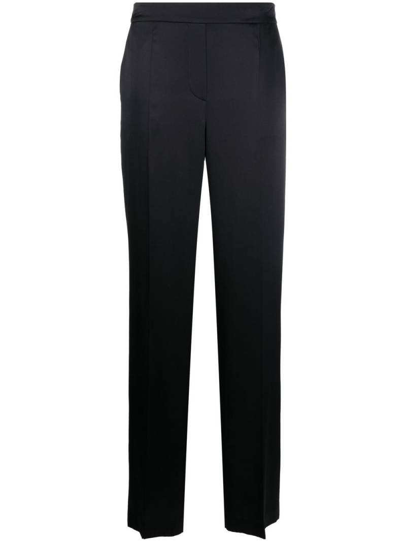 JOSEPH silk straight-leg trousers - Black von JOSEPH