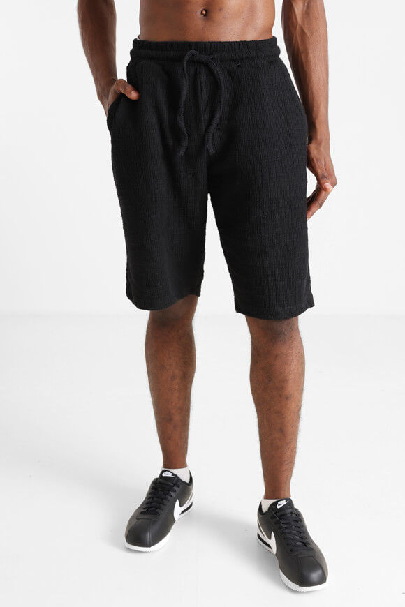 JSCO Shorts in Strick-Optik | Siyah | Herren  | L von JSCO