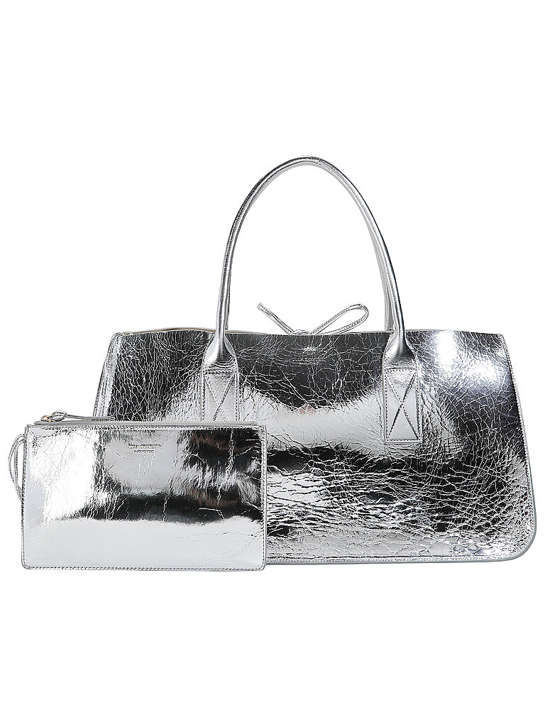 JULIA SKERGETH Ledertasche - Shopper Large silber von JULIA SKERGETH