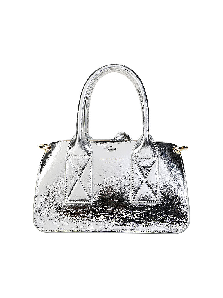 JULIA SKERGETH Ledertasche - Shopper Small silber von JULIA SKERGETH