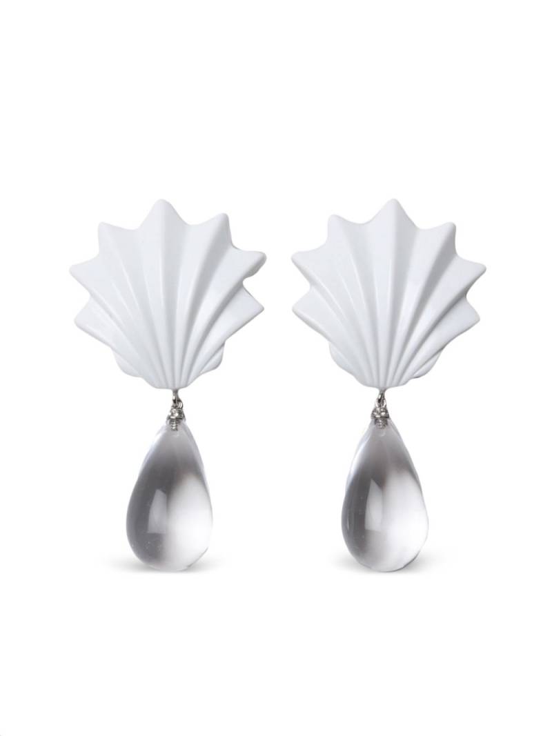 JULIETTA Isola Bella clip-on earrings - White von JULIETTA